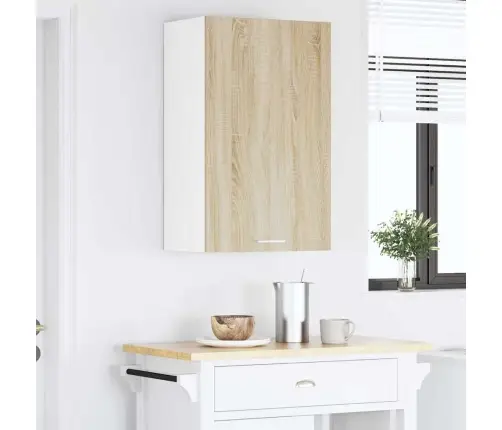 Pakabinama Spintelė Su Saugykla Riga Sonoma Ąžuolas Ir Baltas