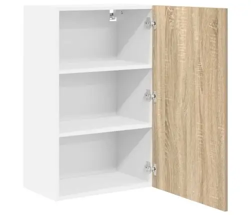 Pakabinama Spintelė Su Saugykla Riga Sonoma Ąžuolas Ir Baltas