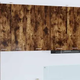 Piekarams Skapītis Riga Kūpināts Ozols Un Balts 50 X 31 X 80 Cm Vidaxl