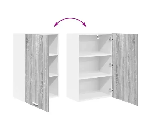 Piekarams Skapītis Riga Pelēks Sonoma Un Balts 50 X 31 X 80 Cm Vidaxl