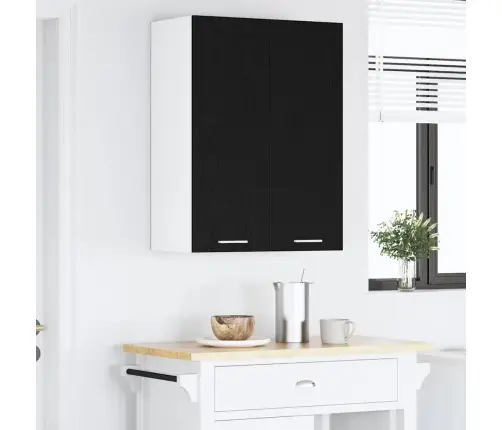 Pakabinama Spintelė Su Saugykla Juodas Ąžuolas 60 X 31 X 80 Cm