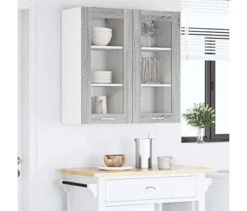 Seinakapp Ladustamisega Hall Sonoma 40 X 31 X 80 Cm Tehispuit