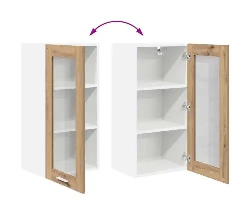 Piekarams Skapītis Riga 2 Pcs Artisānā Ozols 40 X 31 X 80 Cm Vidaxl