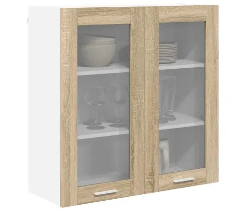 Seinakapp Ladustamisega Sonoma Tamm 80 X 31 X 80 Cm Tehispuit