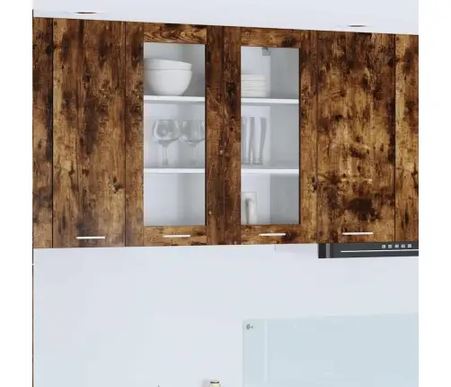 Seinakapp Uksega Suitsetatud Tamm 80 X 31 X 80 Cm Tehispuit