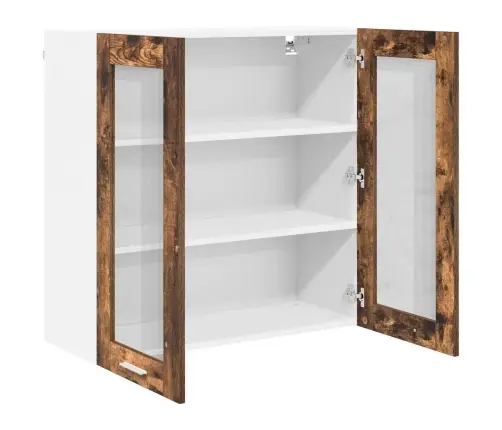 Seinakapp Uksega Suitsetatud Tamm 80 X 31 X 80 Cm Tehispuit