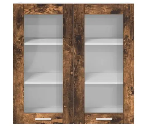 Seinakapp Uksega Suitsetatud Tamm 80 X 31 X 80 Cm Tehispuit