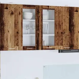 Piekarams Skapītis Ar Durvīm Riga Vecs Koks 80 X 31 X 80 Cm Vidaxl