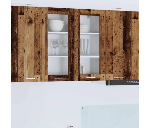 Piekarams Skapītis Ar Plauktu Riga Vecs Koks 80 X 31 X 80 Cm Vidaxl