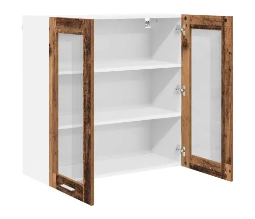 Piekarams Skapītis Ar Plauktu Riga Vecs Koks 80 X 31 X 80 Cm Vidaxl