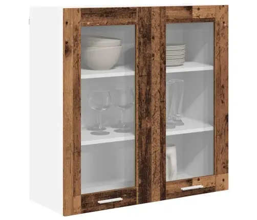 Piekarams Skapītis Ar Plauktu Riga Vecs Koks 80 X 31 X 80 Cm Vidaxl