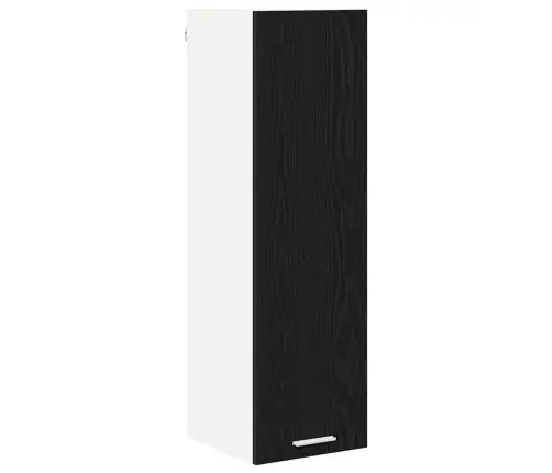 Piekarams Skapītis Riga Melns Ozolkoks 30 X 31 X 100 Cm Vidaxl