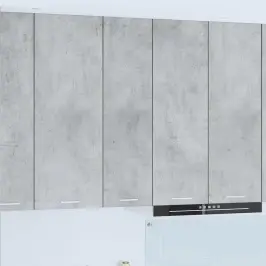 Piekarams Skapītis Riga Betona Pelēks 30 X 31 X 100 Cm Vidaxl