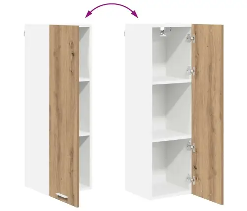 Seinakapp Ladustamisega Käsitööpuu 30 X 31 X 100 Cm Tehispuit