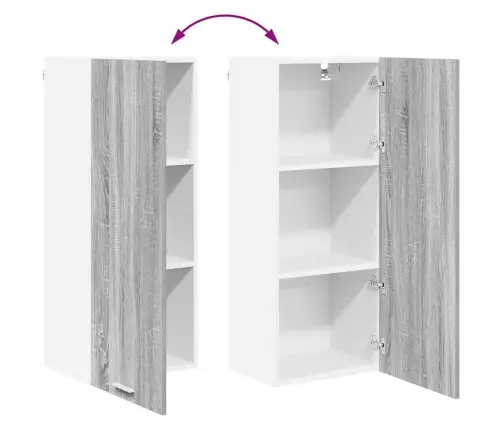 Seinakapp Uksega Riga Hall Sonoma 40 X 31 X 100 Cm Tehispuit