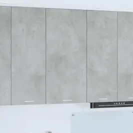 Piekarams Skapītis Riga Betona Pelēks Un Balts 50 X 31 X 100 Cm Vidaxl