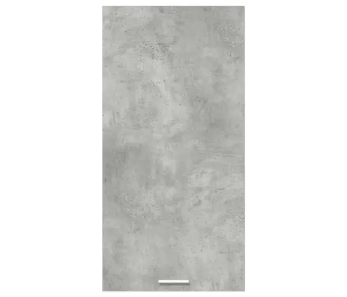 Seinakapp Uksega Betoonhall Ja Valge 50 X 31 X 100 Cm Tehispuit