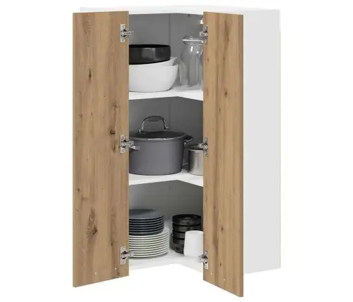 Piekarams Skapītis Ar Plauktu Riga Amatnieka Ozols Un Balts Vidaxl