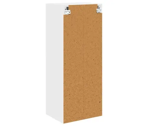 Seinakapp Ladustamisega Uksega Valge 40 X 31 X 100 Cm Tehispuit