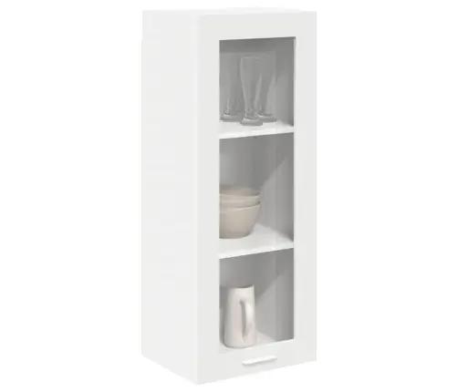 Seinakapp Ladustamisega Uksega Valge 40 X 31 X 100 Cm Tehispuit