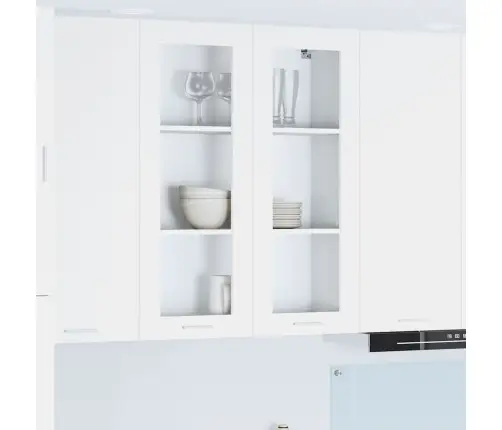 Piekarams Skapītis Ar Plauktu Riga Balts 80 X 31 X 100 Cm Vidaxl