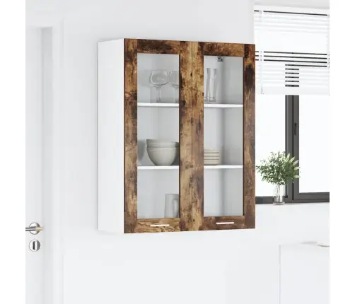 Piekarams Skapītis Ar Durvīm Riga Dūmaka Ozols 80 X 31 X 100 Cm Vidaxl