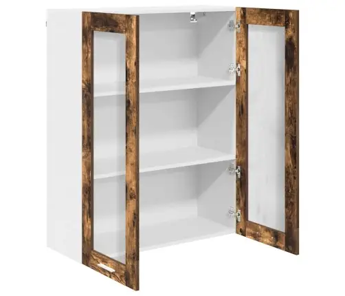 Piekarams Skapītis Ar Durvīm Riga Dūmaka Ozols 80 X 31 X 100 Cm Vidaxl