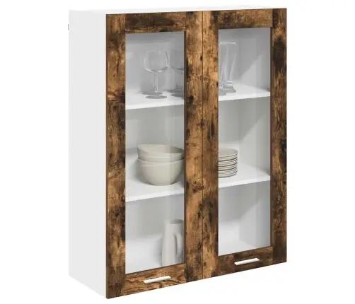 Piekarams Skapītis Ar Durvīm Riga Dūmaka Ozols 80 X 31 X 100 Cm Vidaxl