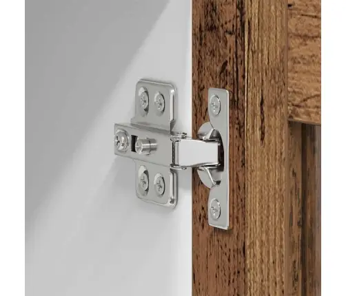 Seinakapp Ladustamisega Vana Puit 80 X 31 X 100 Cm Tehispuit