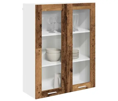 Seinakapp Ladustamisega Vana Puit 80 X 31 X 100 Cm Tehispuit