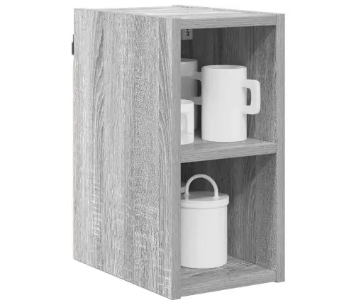 Pakabinama Spintelė Su Saugykla Pilkas Sonoma 20 X 29,5 X 40 Cm