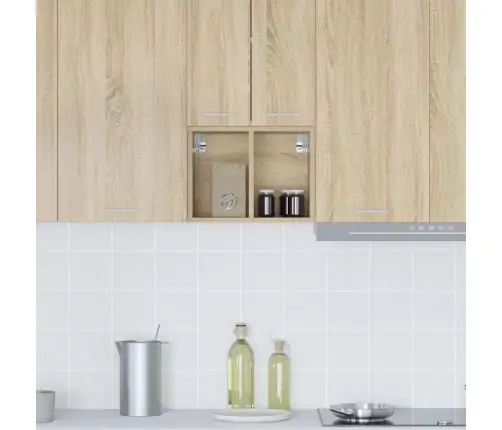 Seinakapp Ladustamisega Sonoma Tamm 30 X 29,5 X 40 Cm Tehispuit