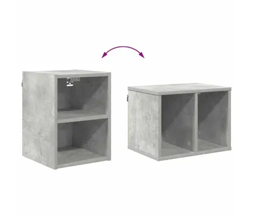 Piekarams Skapītis Riga Betona Pelēks 30 X 29,5 X 40 Cm Vidaxl