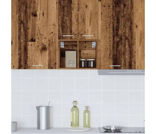 Pakabinama Spintelė Su Saugykla Senas Medis 30 X 29,5 X 40 Cm