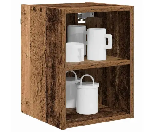 Pakabinama Spintelė Su Saugykla Senas Medis 30 X 29,5 X 40 Cm