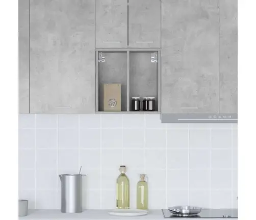 Seinakapp Ladustamisega Betoonhall 40 X 29,5 X 40 Cm Tehispuit