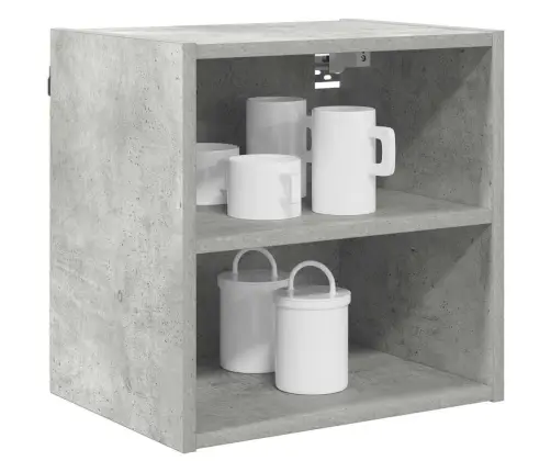 Seinakapp Ladustamisega Betoonhall 40 X 29,5 X 40 Cm Tehispuit