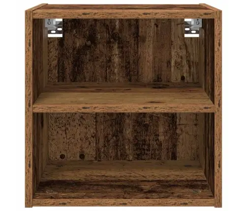 Seinakapp Ladustamisega Vana Puit 40 X 29,5 X 40 Cm Tehispuit