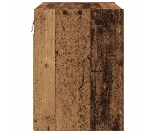 Seinakapp Ladustamisega Vana Puit 40 X 29,5 X 40 Cm Tehispuit