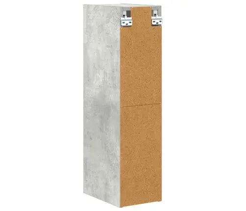 Seinakapp Ladustamisega Betoonhall 20 X 29,5 X 80 Cm Tehispuit