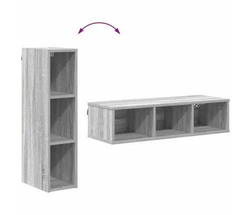 Pakabinama Spintelė Riga Pilkas Sonoma 20 X 29,5 X 80 Cm