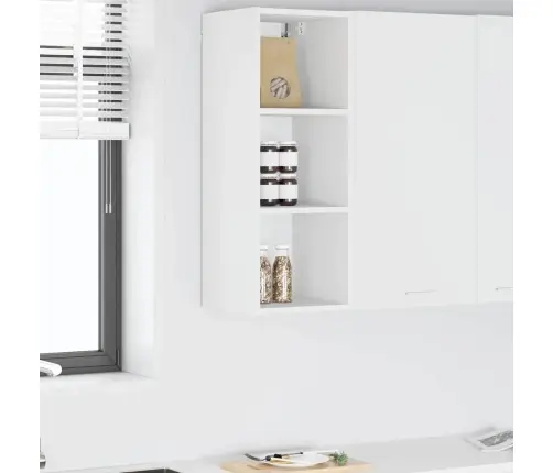 Piekarams Skapītis Ar Plauktu Riga Balts 30 X 29,5 X 80 Cm Vidaxl