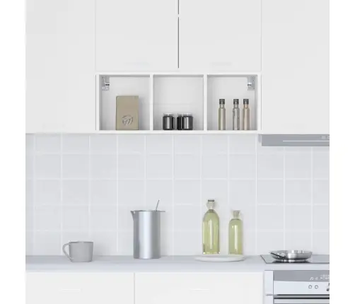 Piekarams Skapītis Ar Plauktu Riga Balts 30 X 29,5 X 80 Cm Vidaxl