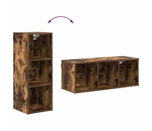 Pakabinama Spintelė Rūkyta Ąžuolas 30 X 29,5 X 80 Cm