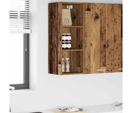 Piekarams Skapītis Ar Plauktu Riga Vecs Koks 30 X 29,5 X 80 Cm Vidaxl