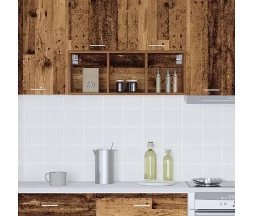 Piekarams Skapītis Ar Plauktu Riga Vecs Koks 30 X 29,5 X 80 Cm Vidaxl