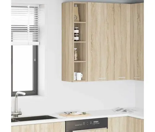 Piekarams Skapītis Riga Sonoma Ozols 20 X 29,5 X 100 Cm Vidaxl