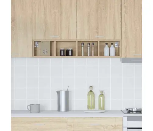 Piekarams Skapītis Riga Sonoma Ozols 20 X 29,5 X 100 Cm Vidaxl