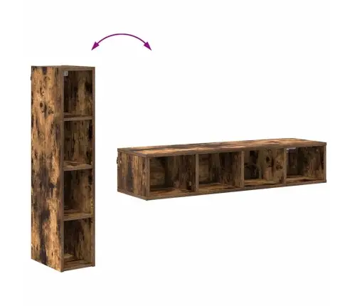 Pakabinama Spintelė Rūkyta Ąžuolas 20 X 29,5 X 100 Cm