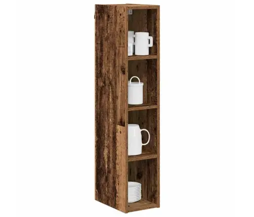 Piekarams Skapītis Ar Plauktu Riga Vecs Koks 20 X 29,5 X 100 Cm Vidaxl